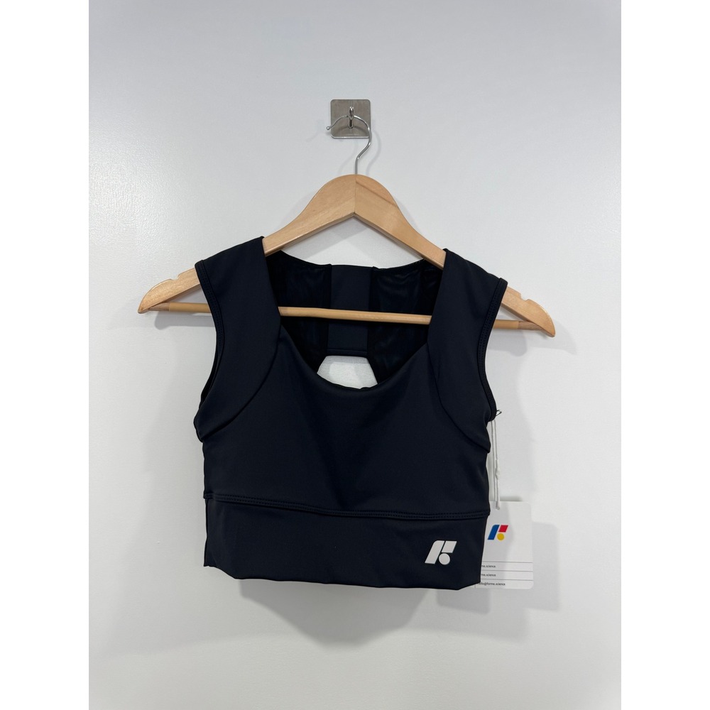 NWT Forme Women Black Power Bra Posture Correcting Sports Bra Medium